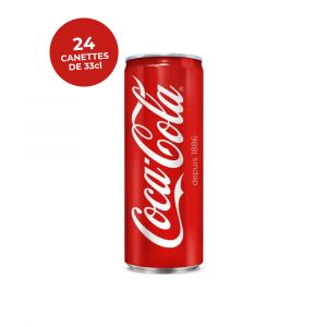Boisson gazeuse Coca — 24 Canettes de 33cl