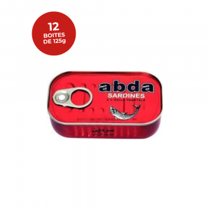 Sardines ABDA — Lot de 100 boîtes de 125g