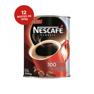 Café soluble instantané NESCAFÉ — Lot de 12 boîtes de 200g